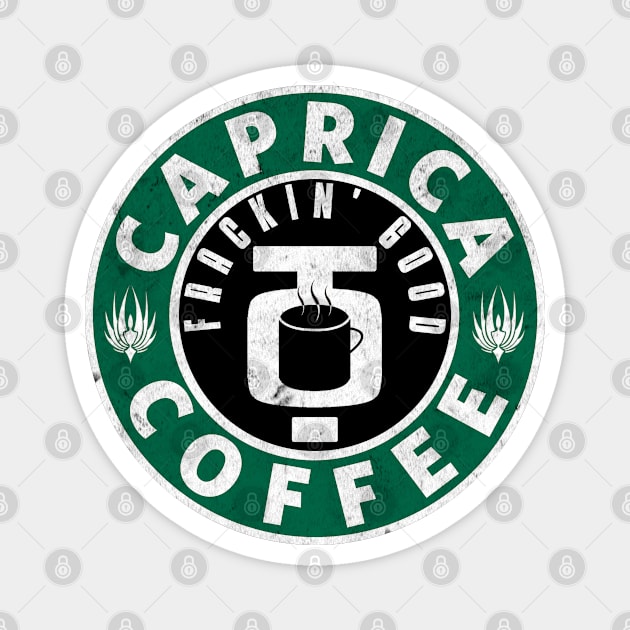 Caprica Coffee (green) Magnet by JohnLucke